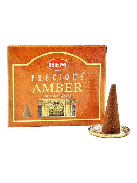 Precious Amber Incense Cones To Heighten Your Senses During Prayer, Meditation, Relaxation, ETC.