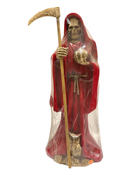 Santa Muerte 12" Red Statue For Protection, Positive Changes, Open Road, ETC.