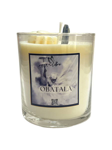 Obatala Artisan Fragrance 12oz Artisan Fragrance Candle With 70 Hour Burn Time To Fight For Justice, Protection, Open Doors, ETC. 