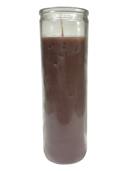 Brown 7 Day Prayer Candle For Balance, Concentration, Increased Telepathic Power, ETC.