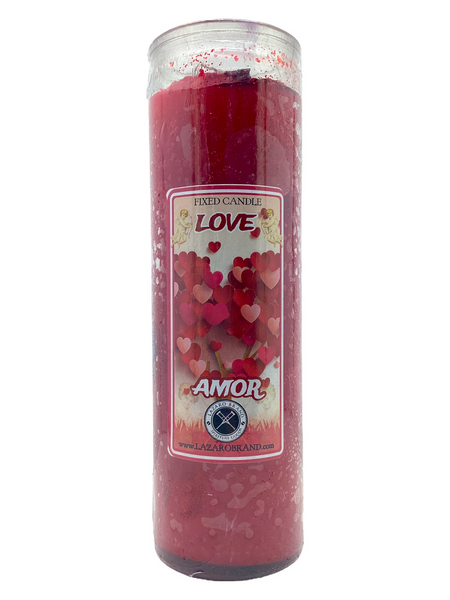 Love 7 Day Dressed & Blessed Prayer Candle For Romance, Love, Attraction, Soulmates, ETC.