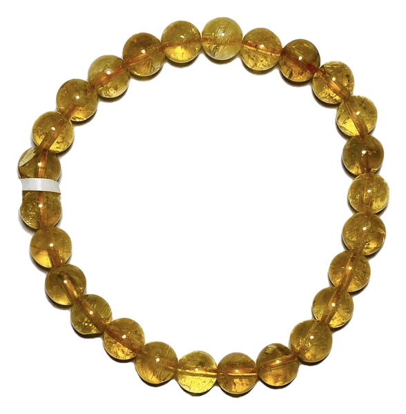 Citrine Spiritual Bead Bracelet (6mm Beads)