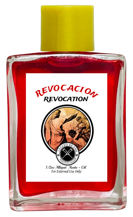 Revocation Revocacion Spiritual Oil To Chase Out Evil Spirits, End Curses, Get Rid Of Unwanted Influences, ETC. (RED) 1/2 oz