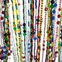 Orisha Oya Fancy Eleke Bead 40" Spiritual Necklace For Protection, Transformation, Road Opening, ETC. 