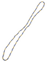 Orisha Ochosi Divine Hunter Eleke Bead 40" Spiritual Necklace For Personal Goals, Justice, Power, ETC.