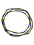 Orisha Ochosi Divine Hunter Eleke Bead 40" Spiritual Necklace For Personal Goals, Justice, Power, ETC.