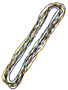 Orisha Oya Eleke Bead 40" Spiritual Necklace For Protection, Transformation, Road Opening, ETC. 