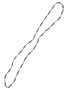 Orisha Yemaya Eleke Bead 40" Spiritual Necklace For Rejuvenation, Fertility, Healing, ETC.