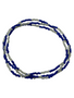 Orisha Yemaya Eleke Bead 40" Spiritual Necklace For Rejuvenation, Fertility, Healing, ETC.