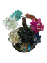 Tree Of Life Money Tree Multicolor Gemstone Clusters & Pyrite - Good Luck, Chakra Balance, Energy Amplification (4")