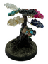 Tree Of Life Money Tree Multicolor Gemstone Clusters & Pyrite - Good Luck, Chakra Balance, Energy Amplification (4")