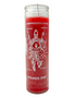 Intranquil Spirit (La Omnipresencia de Dios) Prayer Candle – Chase Out Evil Spirits & Revenge (Red)