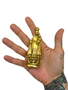 Our Lady Of Charity Caridad Del Cobre Mini Statue: Place in your home for blessings and peace - Brass (3.5”) 