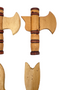 Orisha Shango Cedar Tools / Set of 6 / 5” / Harramientas De Shango  