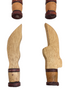 Orisha Shango Cedar Tools / Set of 6 / 5” / Harramientas De Shango  