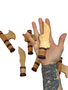 Orisha Shango Cedar Tools / Set of 6 / 5” / Harramientas De Shango  