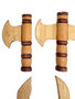 Orisha Shango Cedar Tools / Set of 6 / 5” / Harramientas De Shango  