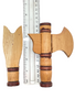 Orisha Shango Cedar Tools / Set of 6 / 5” / Harramientas De Shango  