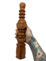 Orisha Orula Iroke - Carved Wooden Bell (13")