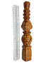 Orisha Orula Iroke - Carved Wooden Bell (13")