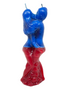 Lovers Embracing Figure Candle – “I build lasting emotional bonds rooted in love and trust.” (Blue & Red 9”)