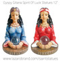 Gypsy Gitana Statue: Spirit Of Luck & Divination - Red (12”)