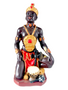Chango Macho Warrior Spirit Of Good Luck God Of Thunder & Lightning Statue (5")