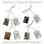 Ana De Bersabe / Devotional Plastic Covered Scapular / Escapulario String Necklace With Oracion / For Prayer, Religious Faith & Worship / Blessings & Strength  