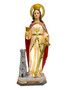 Saint Barbara Statue: Protector Against Danger, Strength of Thunder (12”)