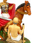 Saint Martin Caballero Statue: Protector of Soldiers, Generous Spirit (12”)