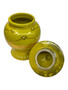 Orisha Oshun Offering Jar / Goddess of Love & Fertility / Yellow / 6” / Sopera with Lid / Attraction, Passion & Romance  