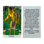 Ochosi Laminated Prayer Card: Justice & Guidance (Spanish 3.5” x 2”)