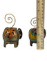 Lucky Elephant with Gray Ears Photo Holder Tin Clip Stand: Spiritual Home Decor (4")