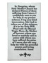 Saint Peregrine Laminated Prayer Card: Praying for Healing & Renewed Strength (English 3.5” x 2”)
