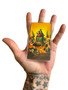 Virgen De Carmen Colorful Laminated Prayer Card: Faith & Devotion (Spanish 4” x 2”)