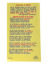 Corazon De Jesus Laminated 4" x 2.5" Prayer Card With Spanish Oracion