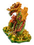 Feng Shui Colorful Dragon Facing Left 3.5” Resin Figurine For Good Luck, Prosperity, Abundance, ETC