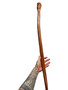Head Sculpture Folk Art Carved Totem Tribal Curved Spirit Stick Cane Wooden Walking Stick 37" One Of A Kind Version #1