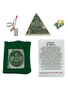 Money / Dinero / Mojo Bag Kit / Mojo Bag, Prayer Card & Charms / Green / 3" / Wealth & Abundance / Keep in your wallet or cash register for financial growth