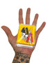 Witches Broom / Saca Sal /Mojo Bag Kit / Mojo Bag, Prayer Card & Charms / Yellow / 3" / Cleansing & Protection / Use to sweep away negative energy and protect your space