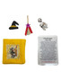 Witches Broom / Saca Sal /Mojo Bag Kit / Mojo Bag, Prayer Card & Charms / Yellow / 3" / Cleansing & Protection / Use to sweep away negative energy and protect your space