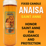 Saint Anne (Anaisa) Dressed & Blessed 7 Day Candle –“I trust in divine wisdom to lead me with grace and love.”