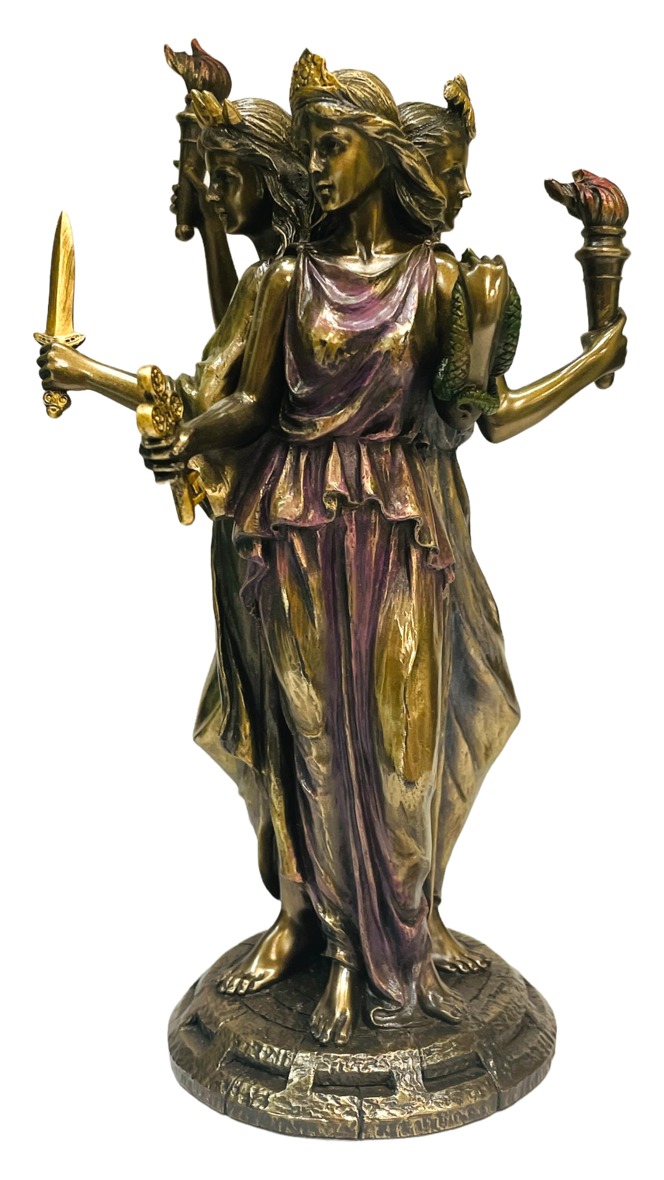 Hecate Greek Goddess Of Magic Statue 8.25