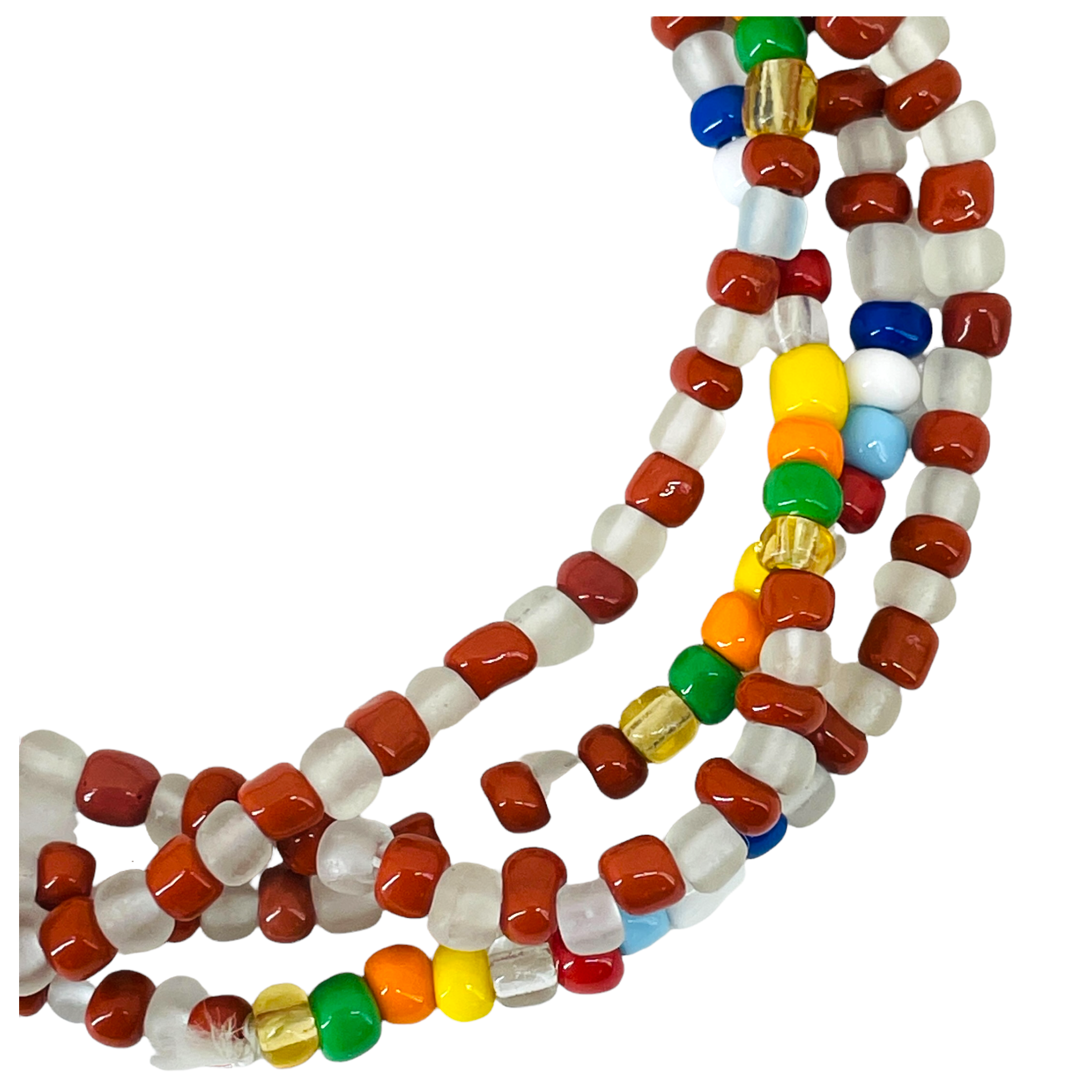 Orisha Agayu God of Volcanos & Deserts Multicolor Eleke Bead 34 ...