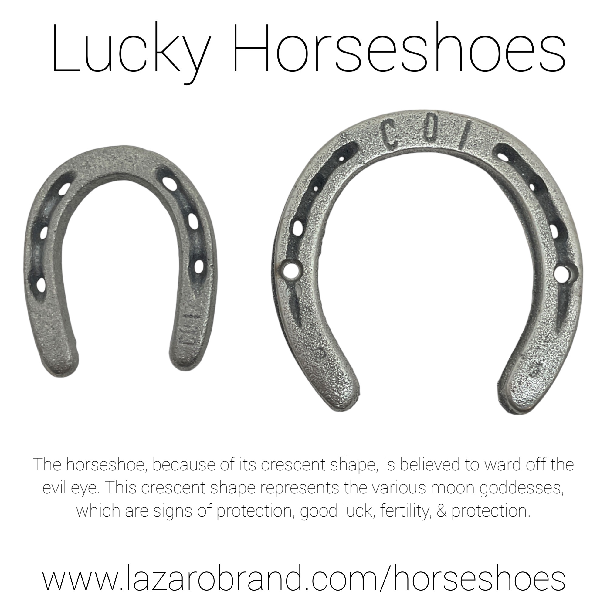 subculture HORSE SHOE GOOD LUCK CROSS Lucky Horseshoe: Protection