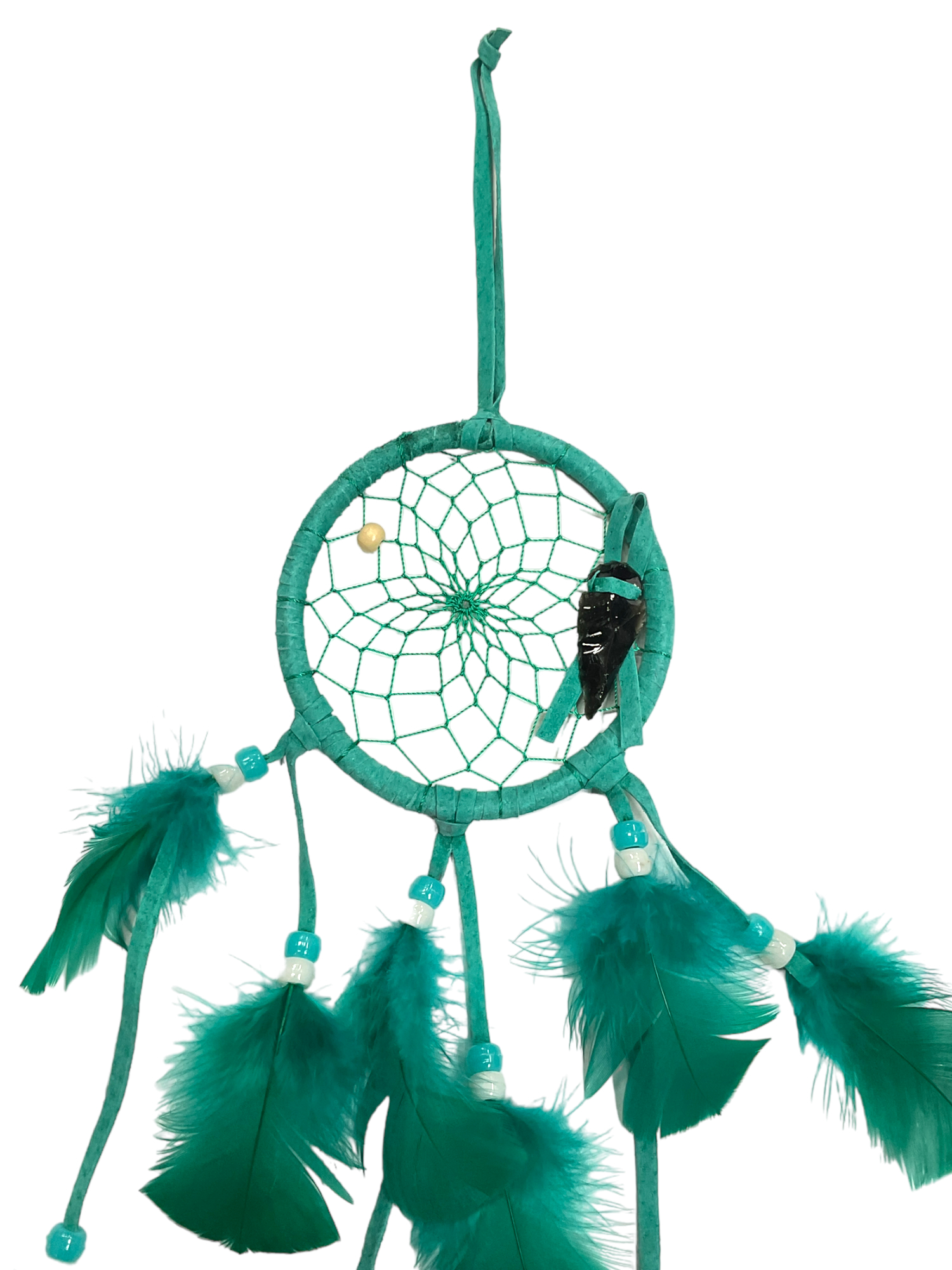 Green Dreamcatcher with Arrowhead: Nature's Lullaby (9