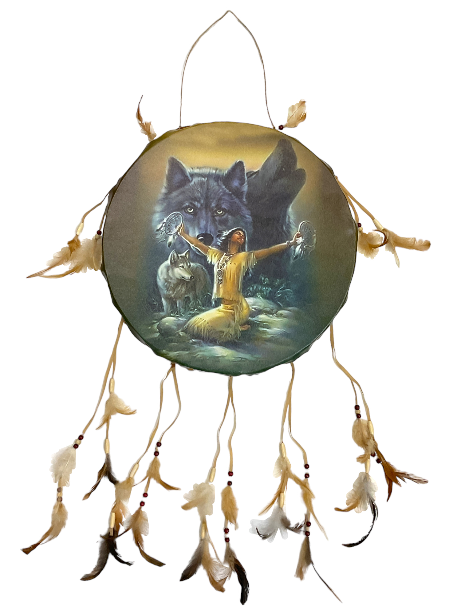 Indian Spirit Wolves Dreamcatcher: Journey of the Soul (30
