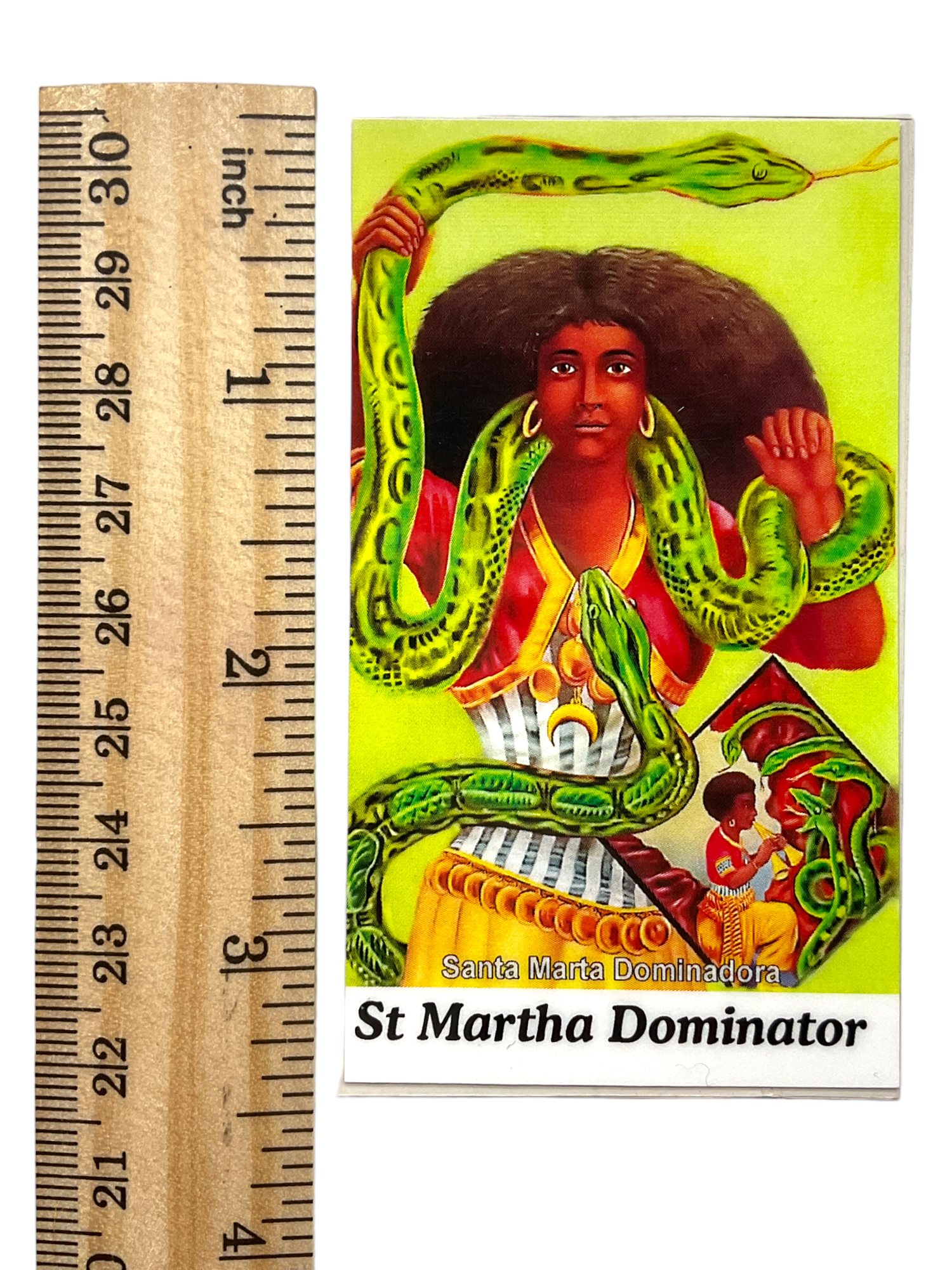 Saint Martha Dominator Laminated Prayer Card: Cultivating Inner