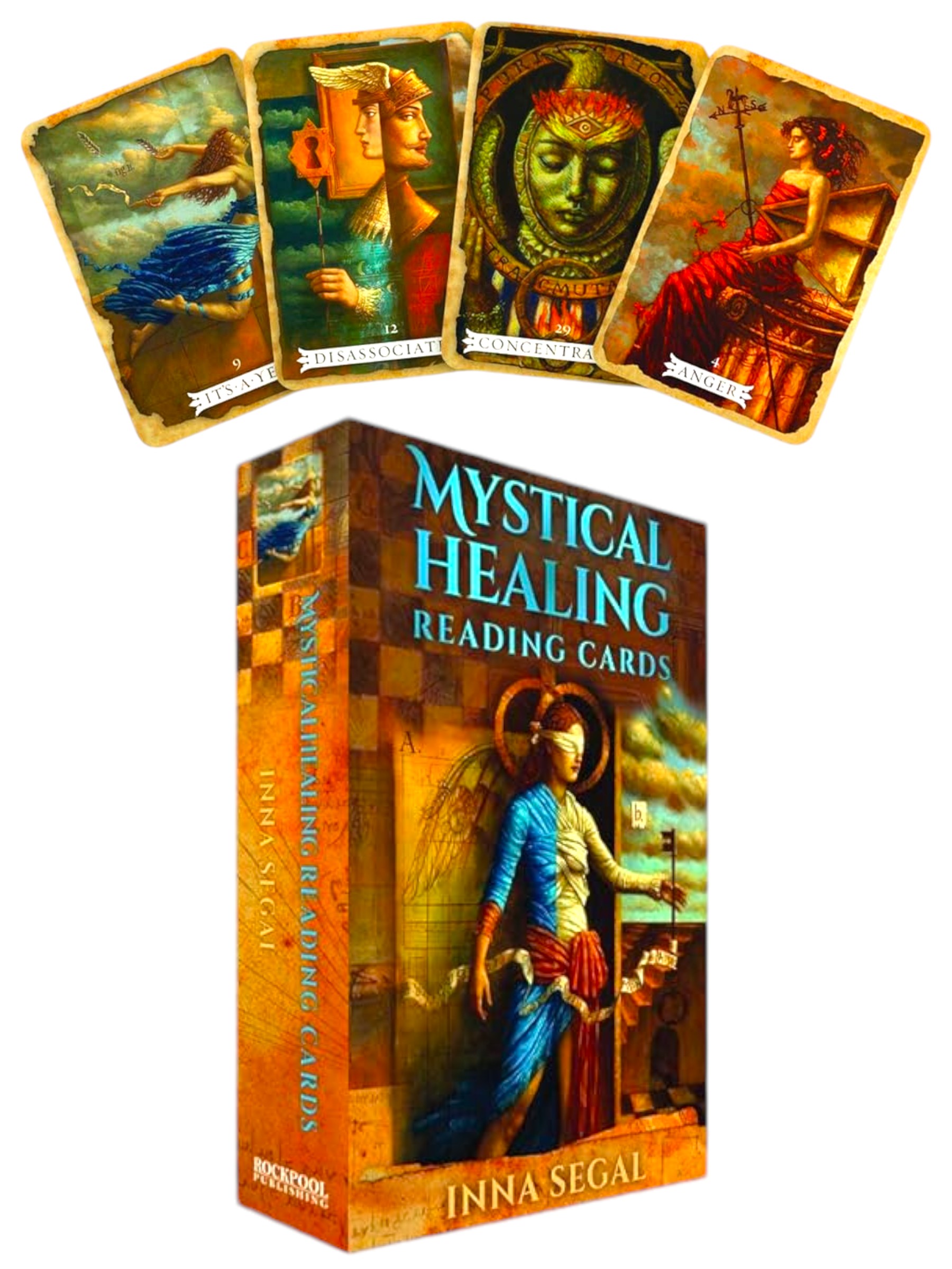 Mystical Healing Reading Cards / Inna Segal / 36 Card Deck