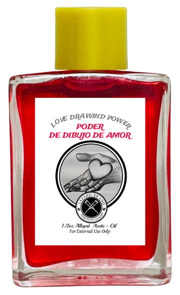 Love Drawing Power Poder De Dibujo De Amor Spiritual Oil Attract Love,  Romance, Relationship, ETC. (RED) 1/2 oz - Lazaro Brand Spiritual Store